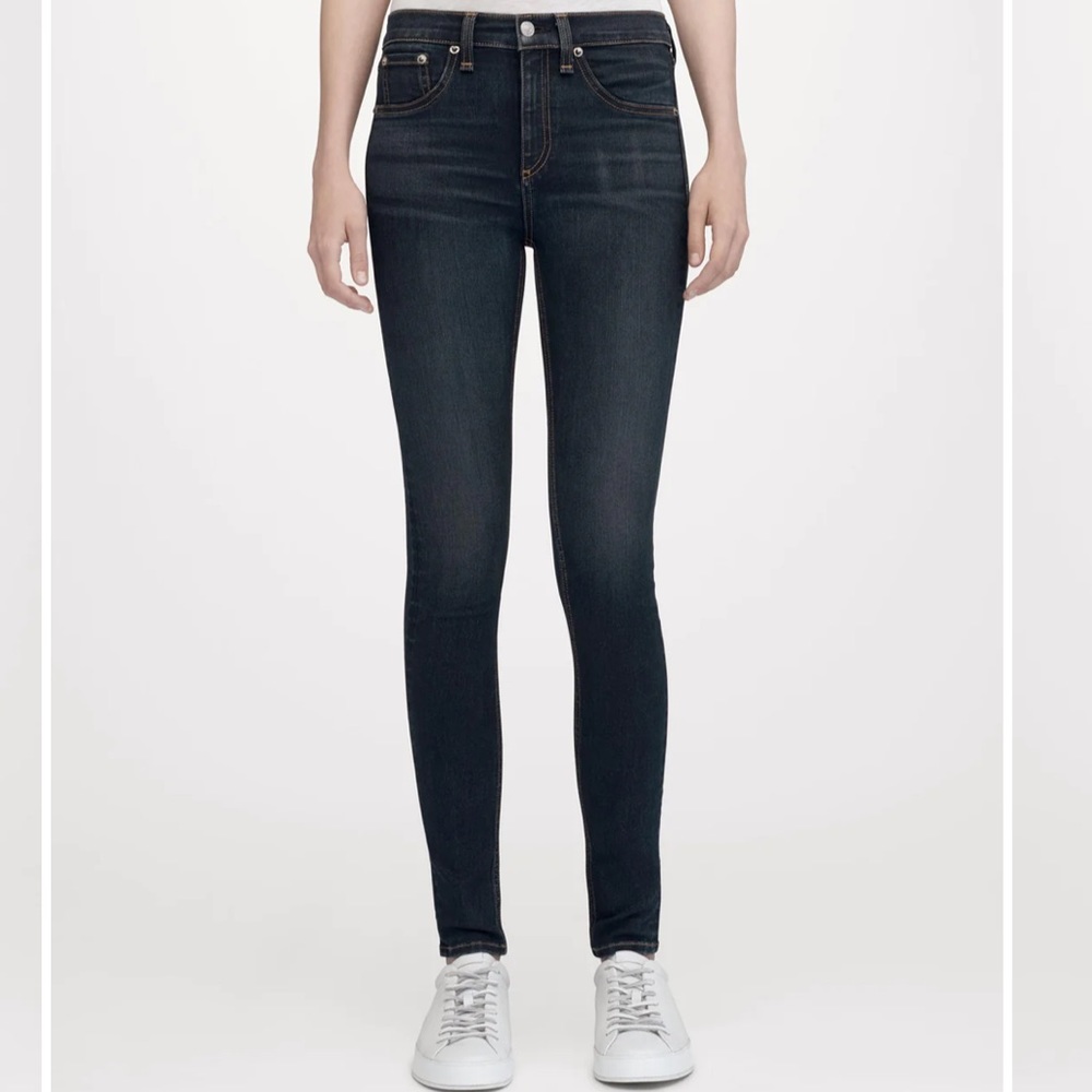 Rag & bone high rise skinny jeans 24 Bedford wash